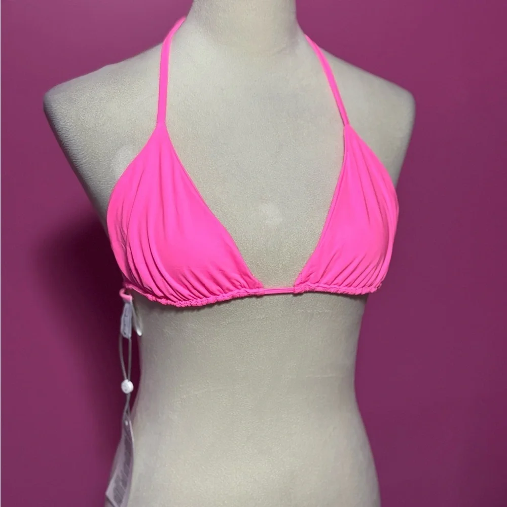 Peixoto ladies light bubblegum pink “Fifi” Bikini Top NWT! (Size M)
